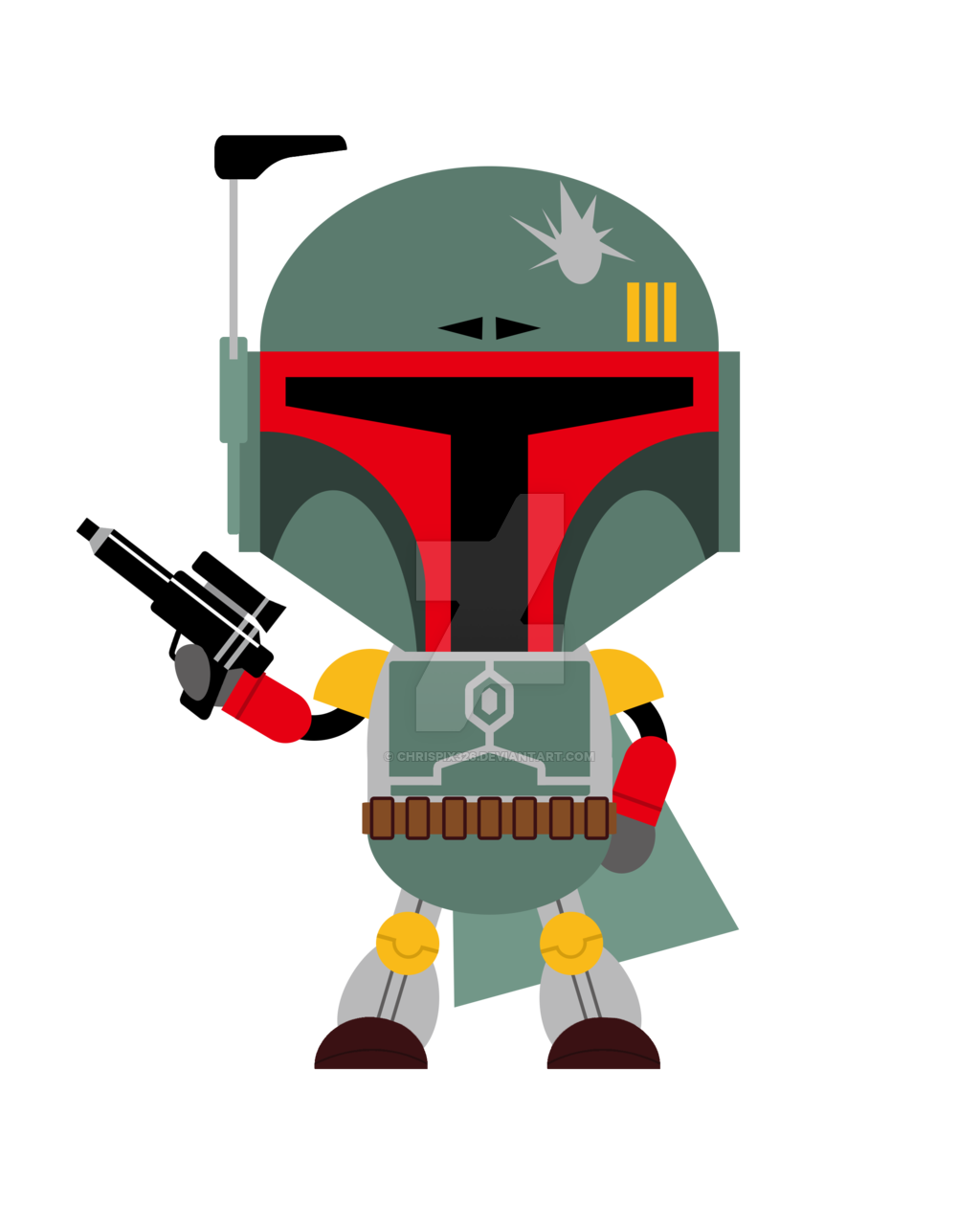 Fett Star Wars Boba Transparent PNG Image