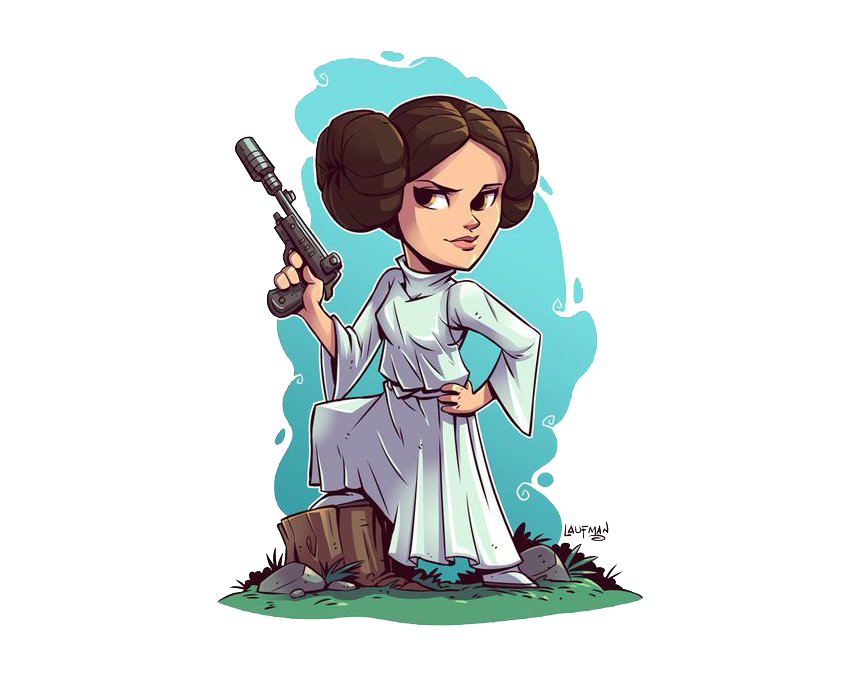 Leia Princess Transparent PNG Image