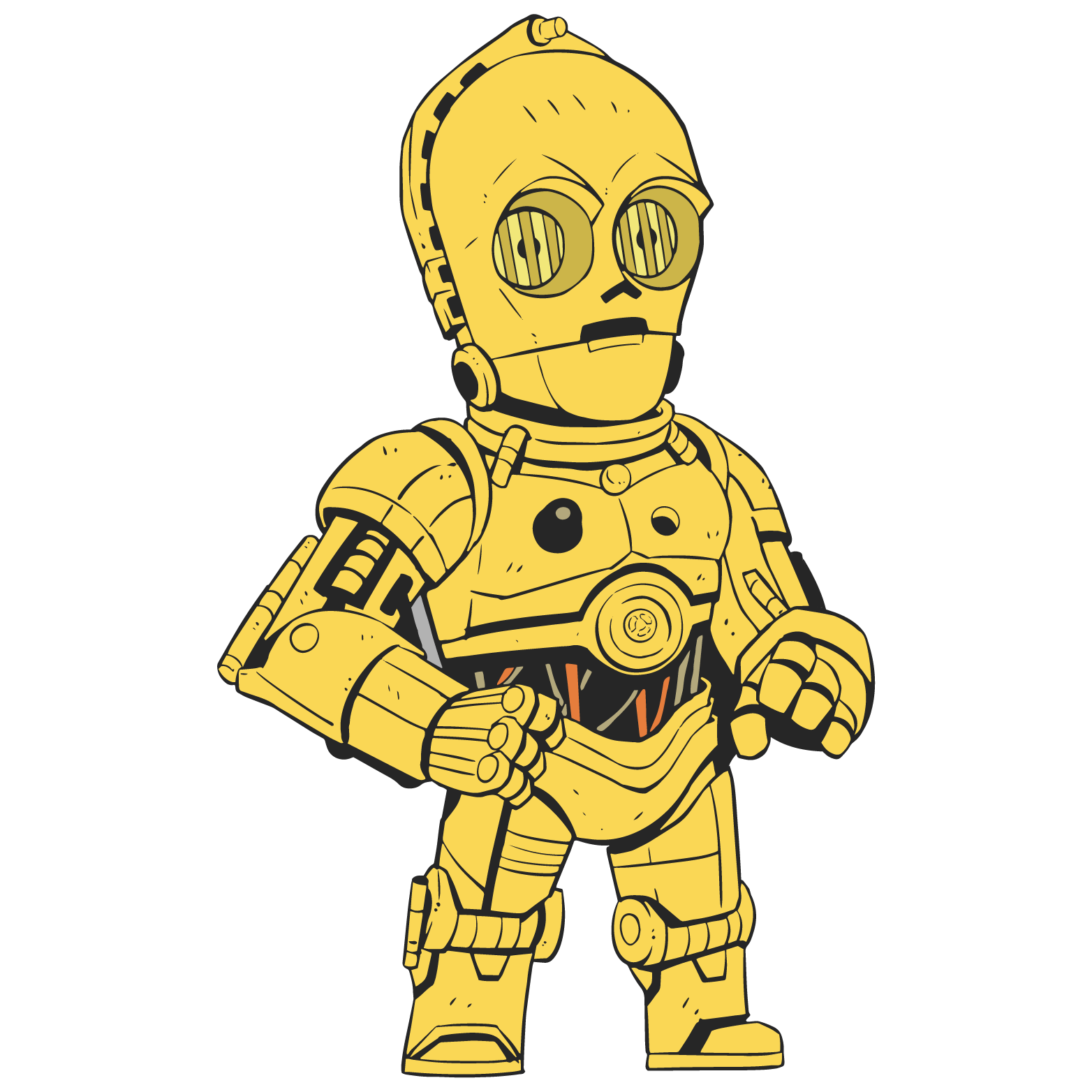 C3Po Star Wars File Transparent PNG Image