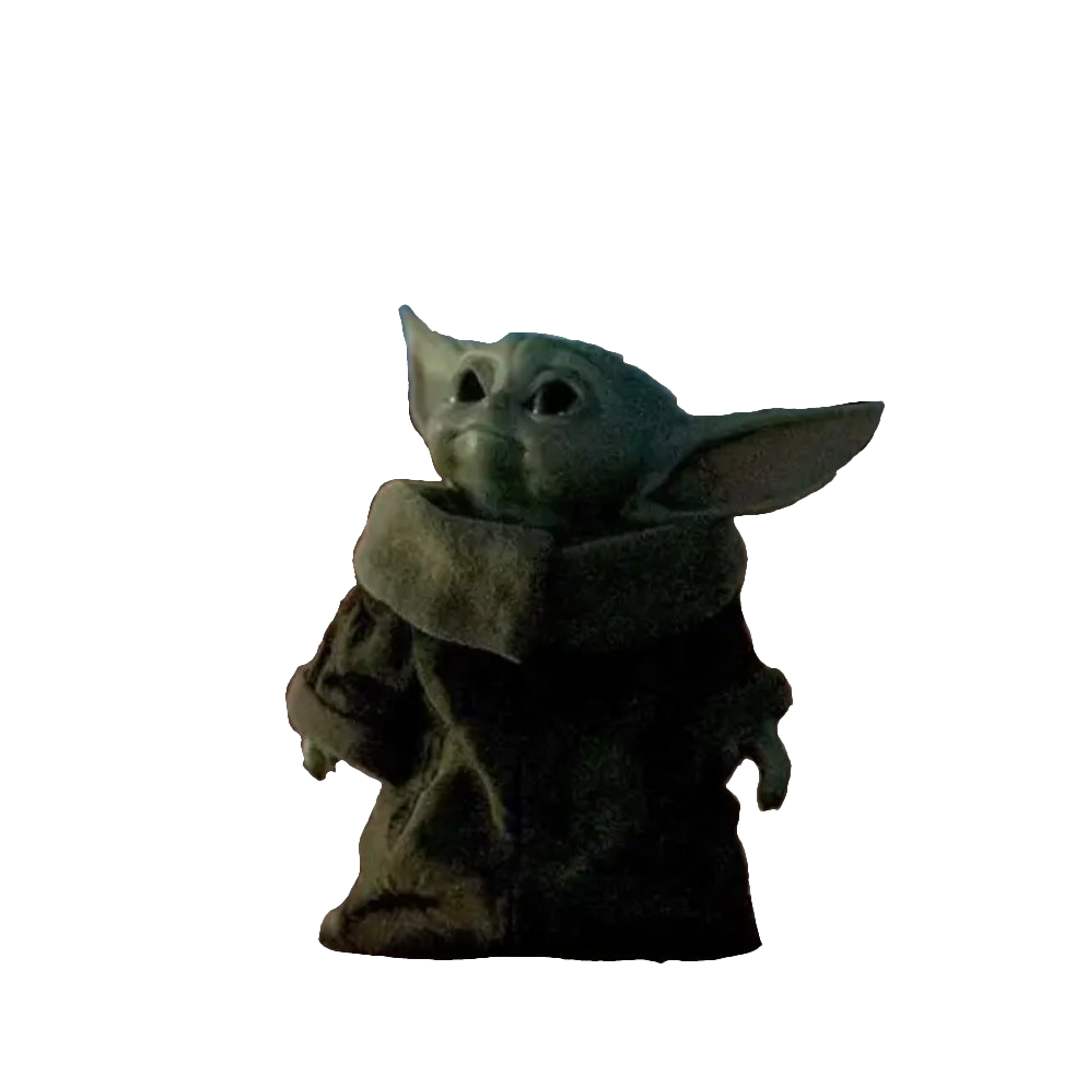 Baby Yoda Transparent PNG Image