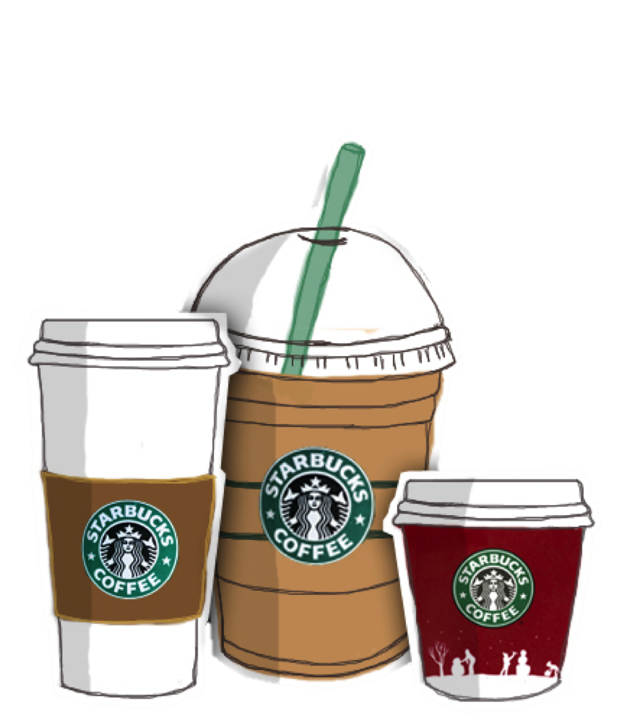 Coffee Frappuccino Starbucks Drawing Transparent PNG Image
