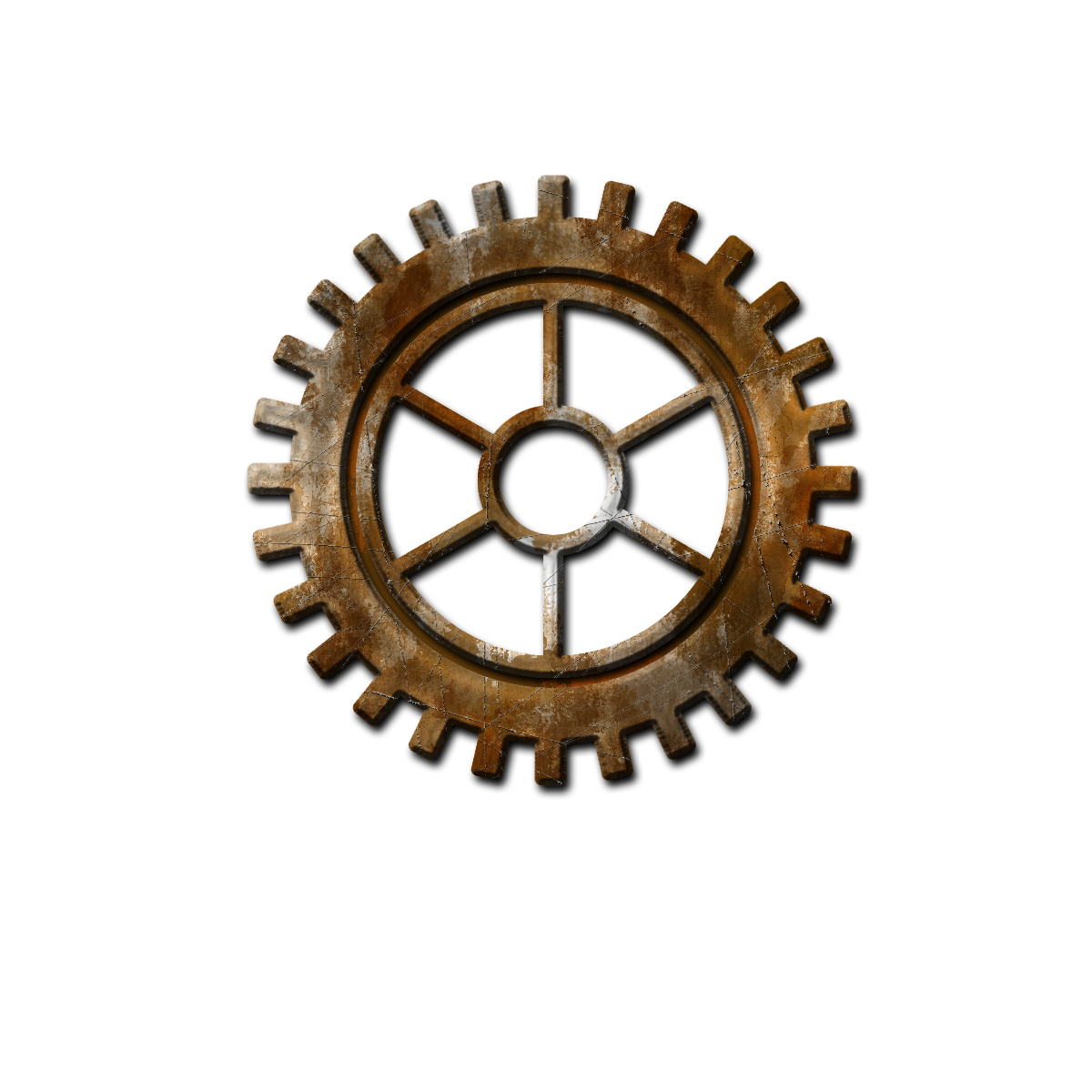 Steampunk Gear Background Transparent PNG Image
