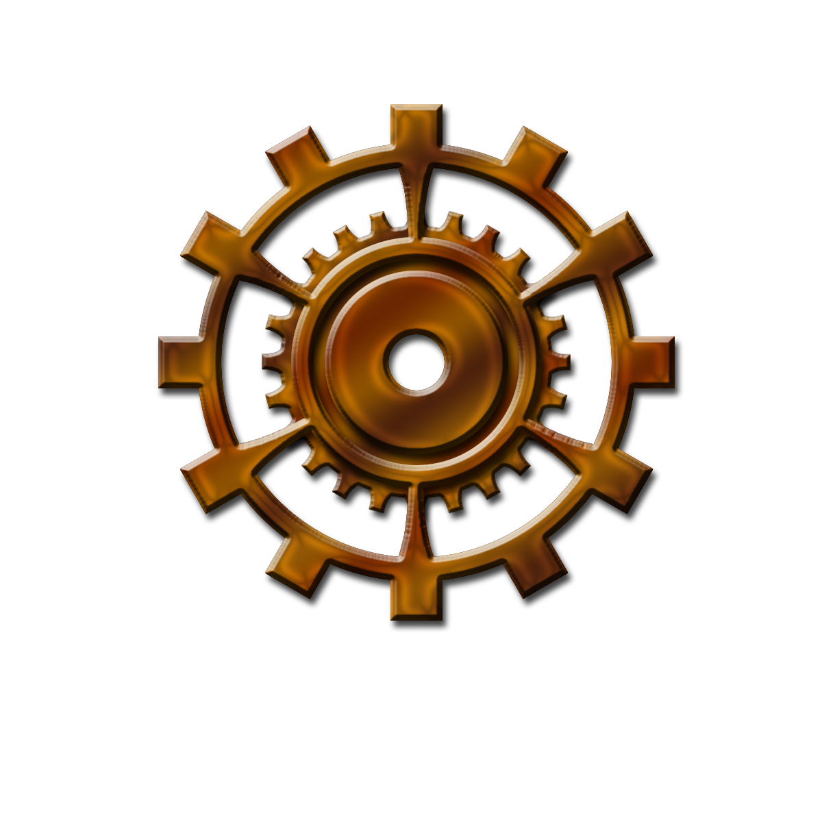 Steampunk Gear Transparent PNG Image