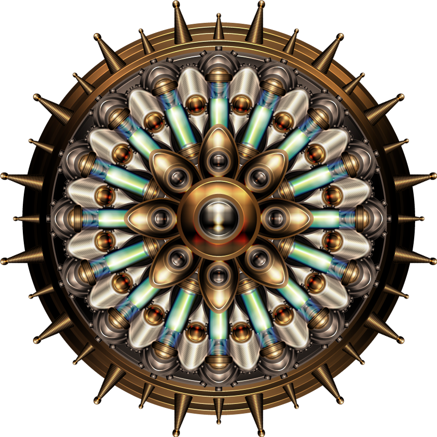 Steampunk Gear Transparent PNG Image