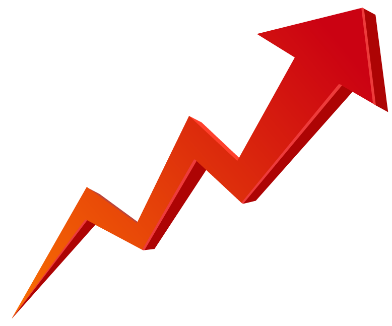 Stock Market Graph Up Transparent PNG Image