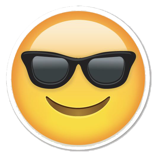 Sunglasses Emoji Transparent PNG Image
