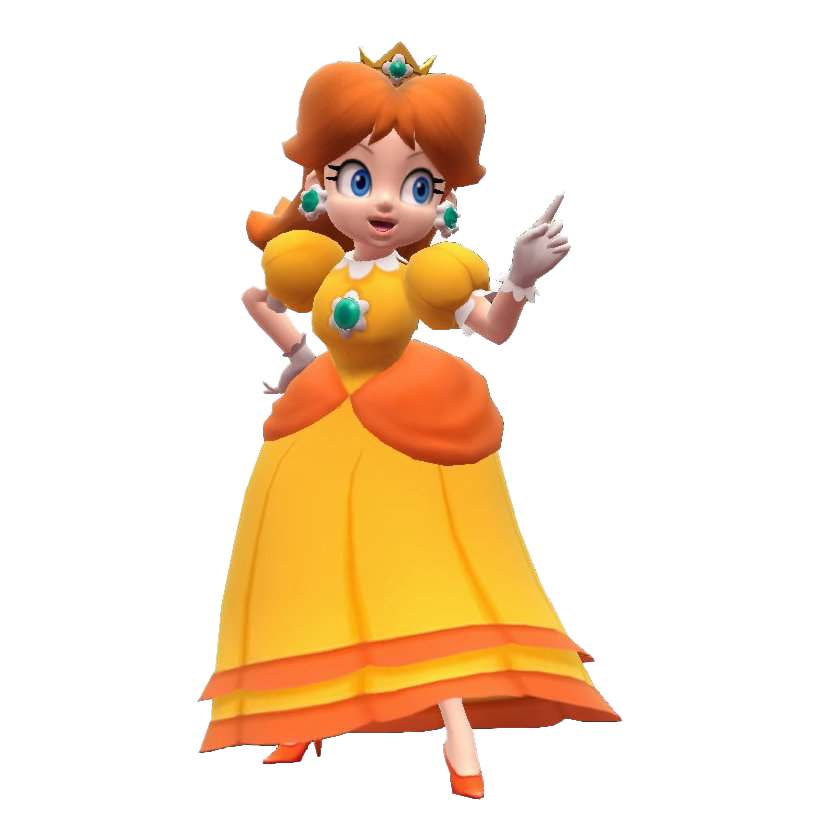 Princess Daisy Transparent PNG Image