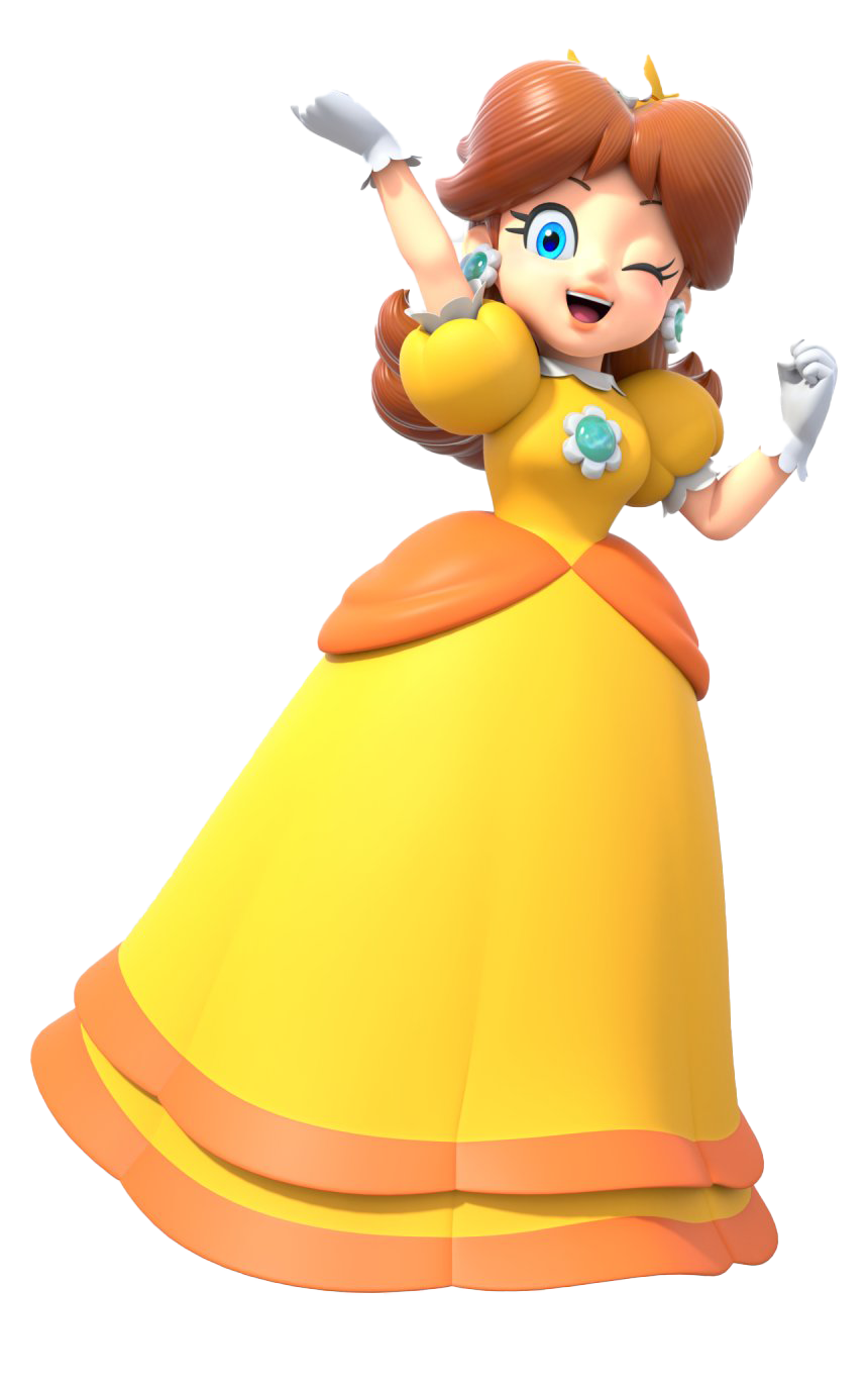 Princess Daisy Transparent PNG Image
