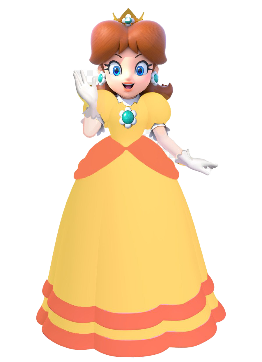 Princess Daisy Transparent PNG Image