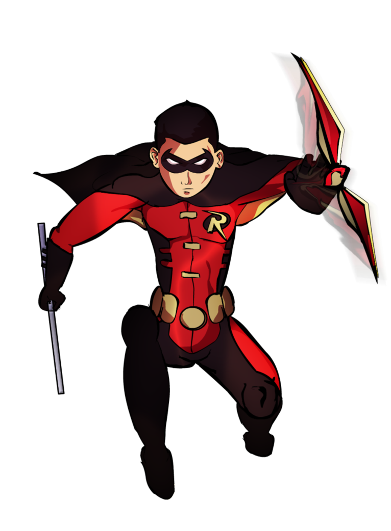 Superhero Robin Transparent PNG Image