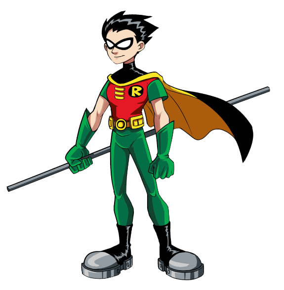 Superhero Robin Transparent PNG Image
