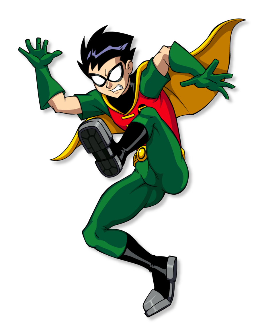 Superhero Robin Transparent PNG Image