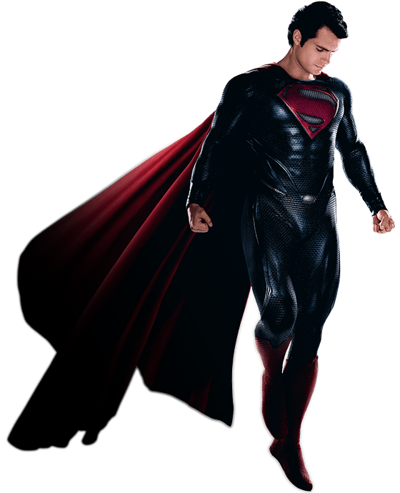 Superman Man Of Steel Transparent PNG Image