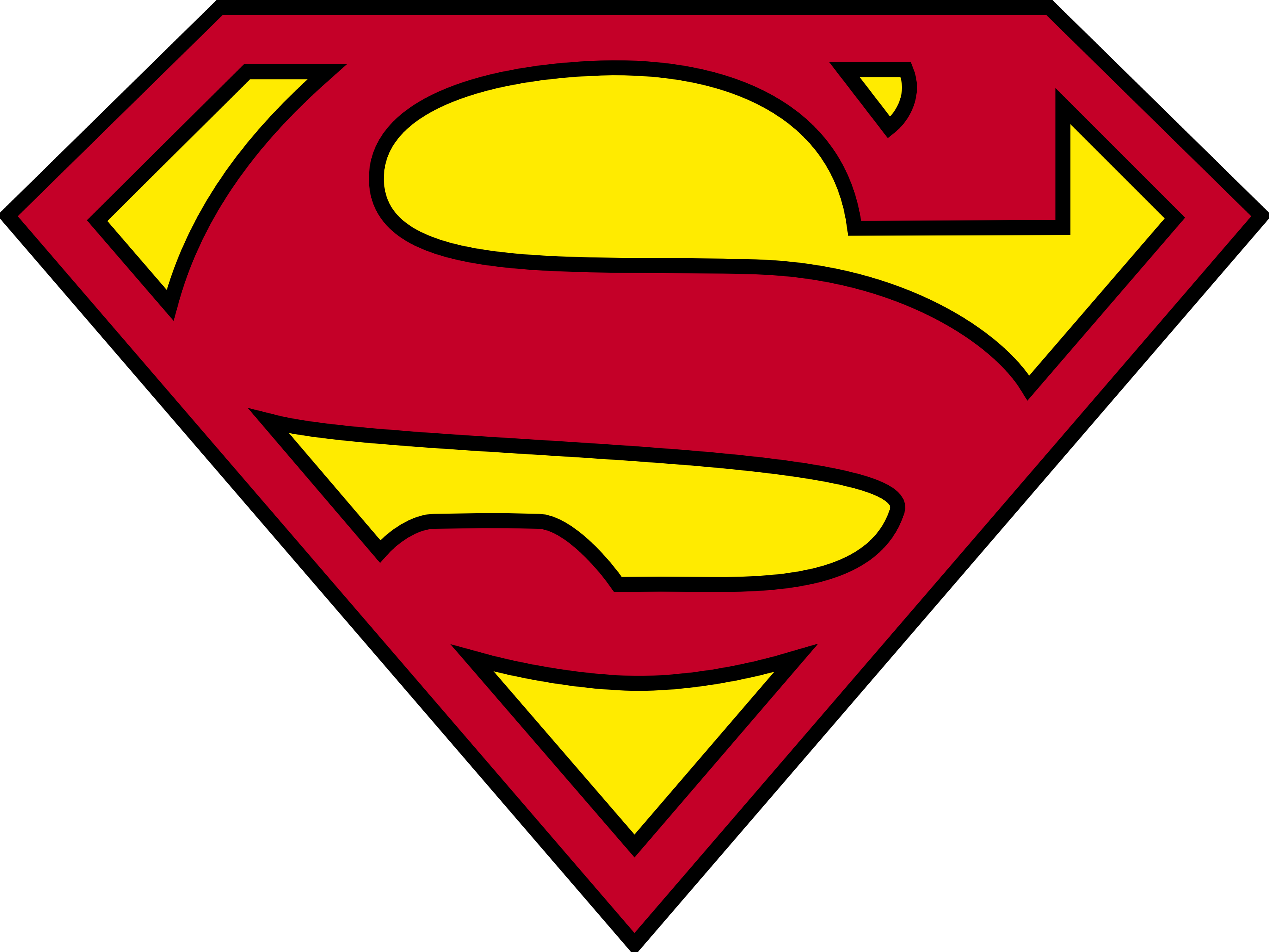 Superman Logo Transparent PNG Image