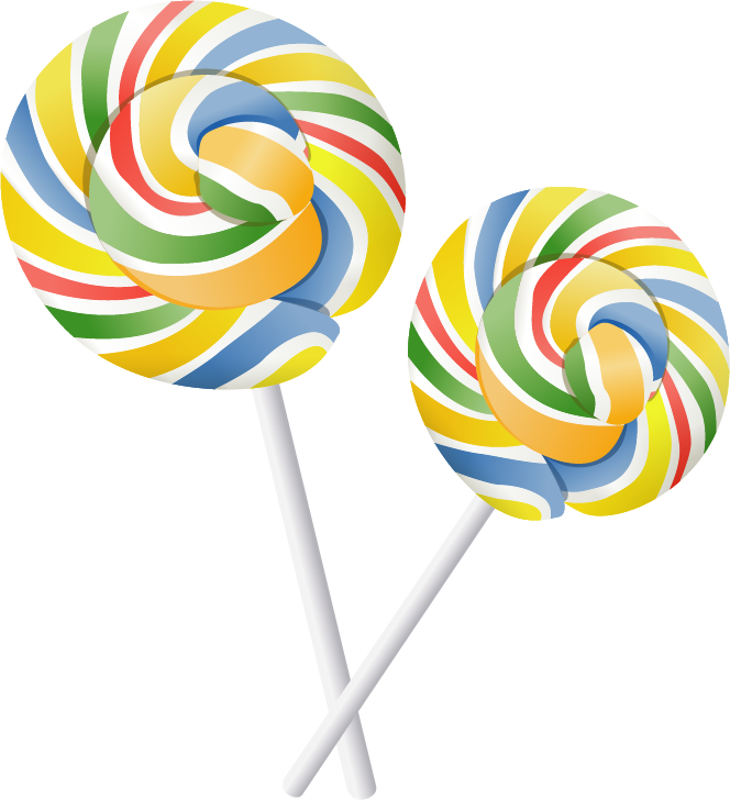 Lollipop Colorful Transparent PNG Image