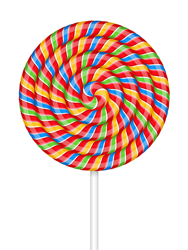 Vector Lollipop Transparent PNG Image