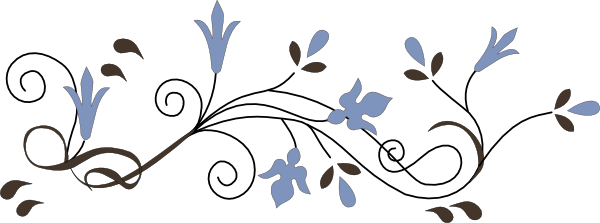 Floral Swirl Artistic Transparent PNG Image