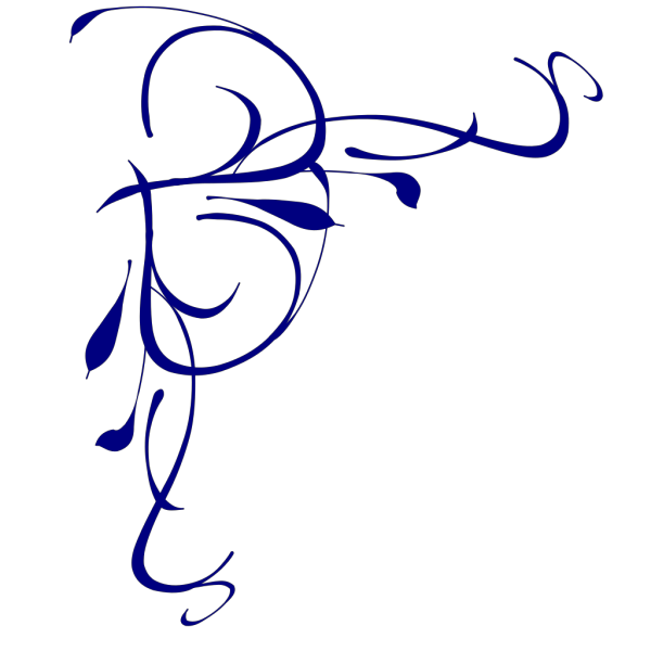 Floral Swirl Transparent PNG Image