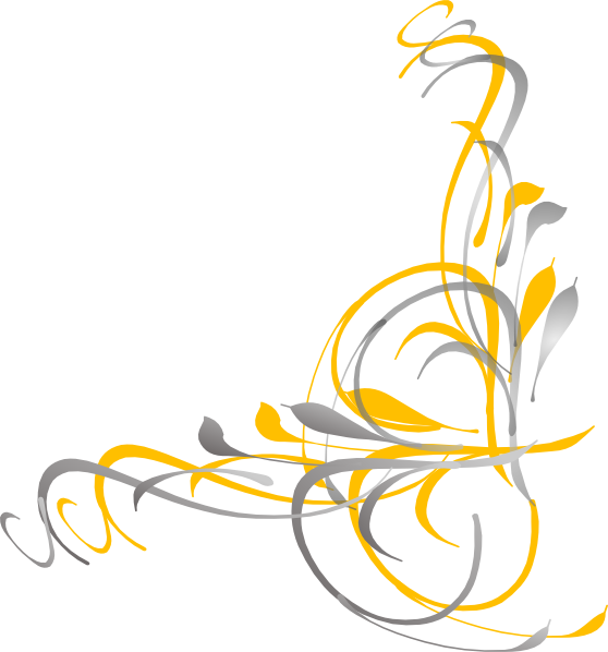 Floral Swirl Transparent PNG Image