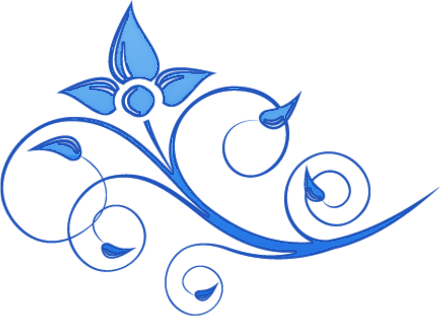 Floral Swirl Transparent PNG Image