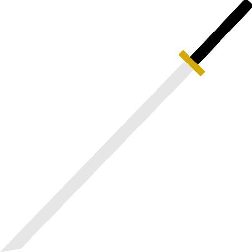 Ninja Vector Katana Transparent PNG Image