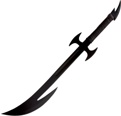 Black Sword Transparent PNG Image