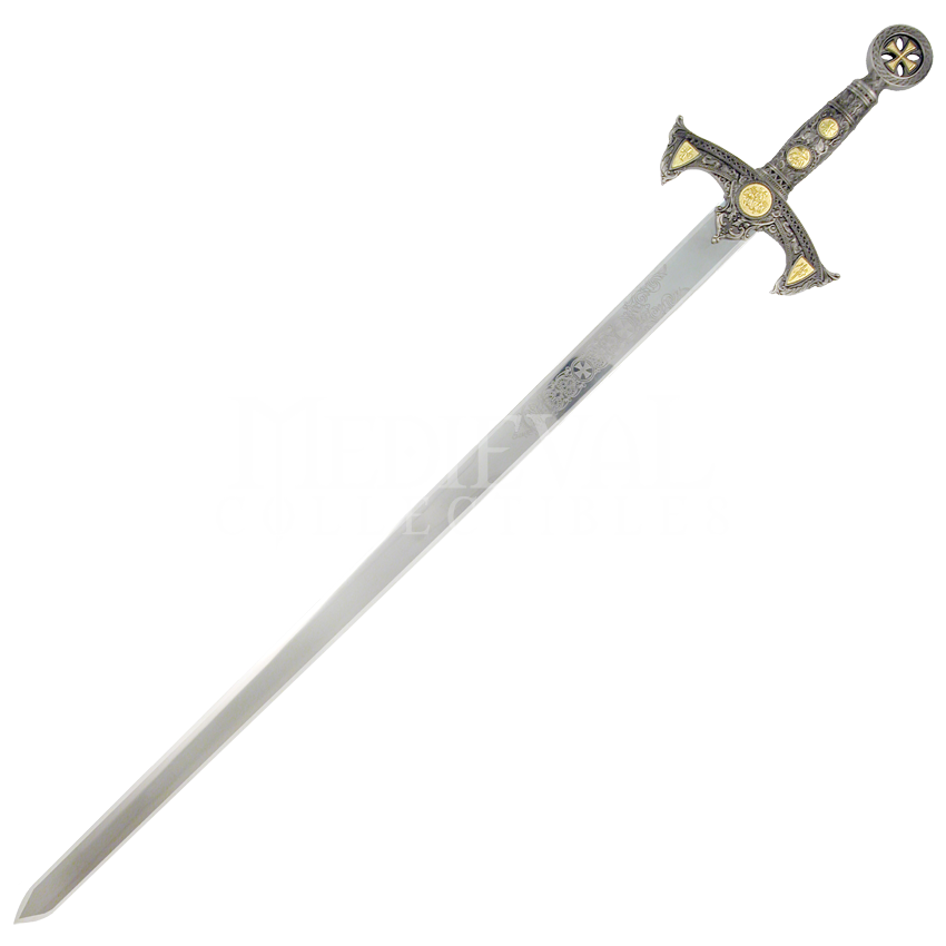 Knight Sword Background Transparent PNG Image