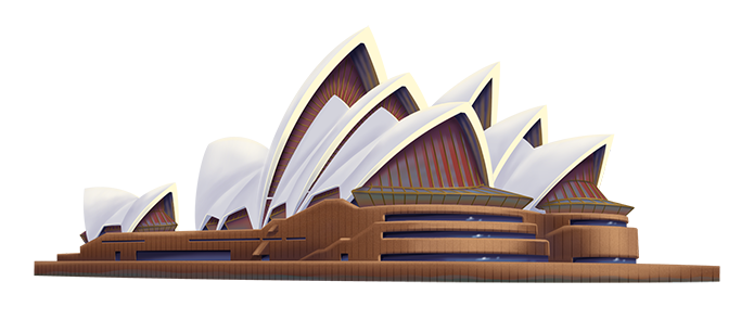 Sydney Opera House Transparent PNG Image