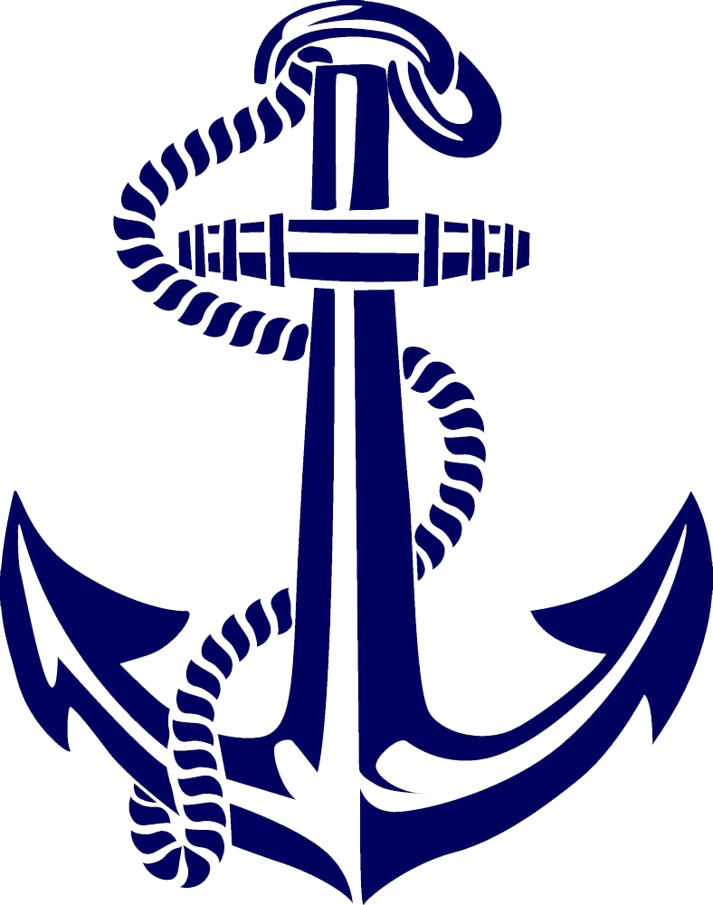 Painted Spear Anchor Boat Hand File Transparent PNG Image