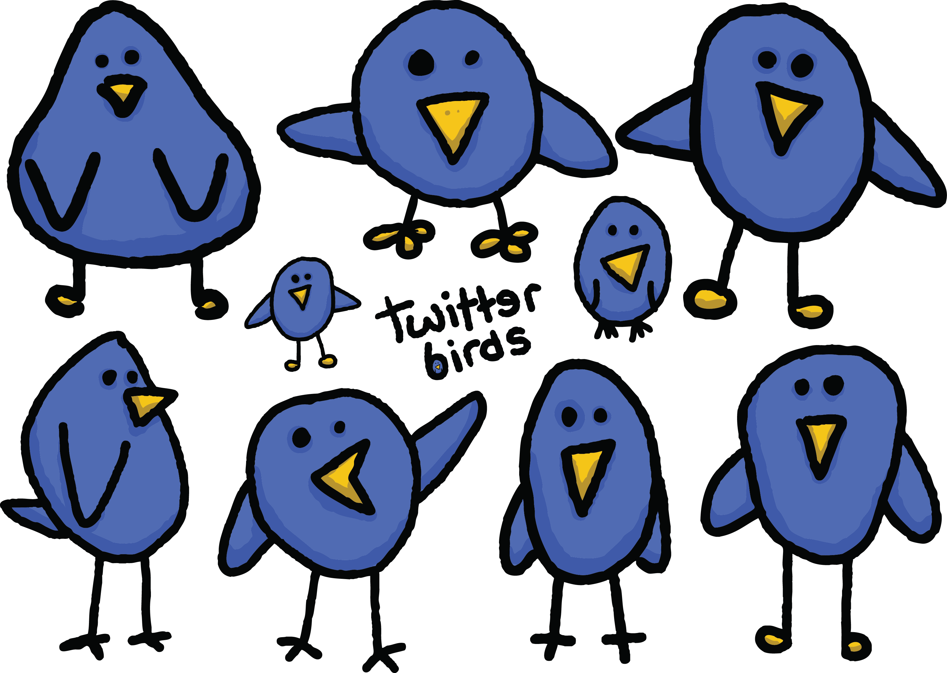 Euclidean Twitter Vector Bird Icon Transparent PNG Image
