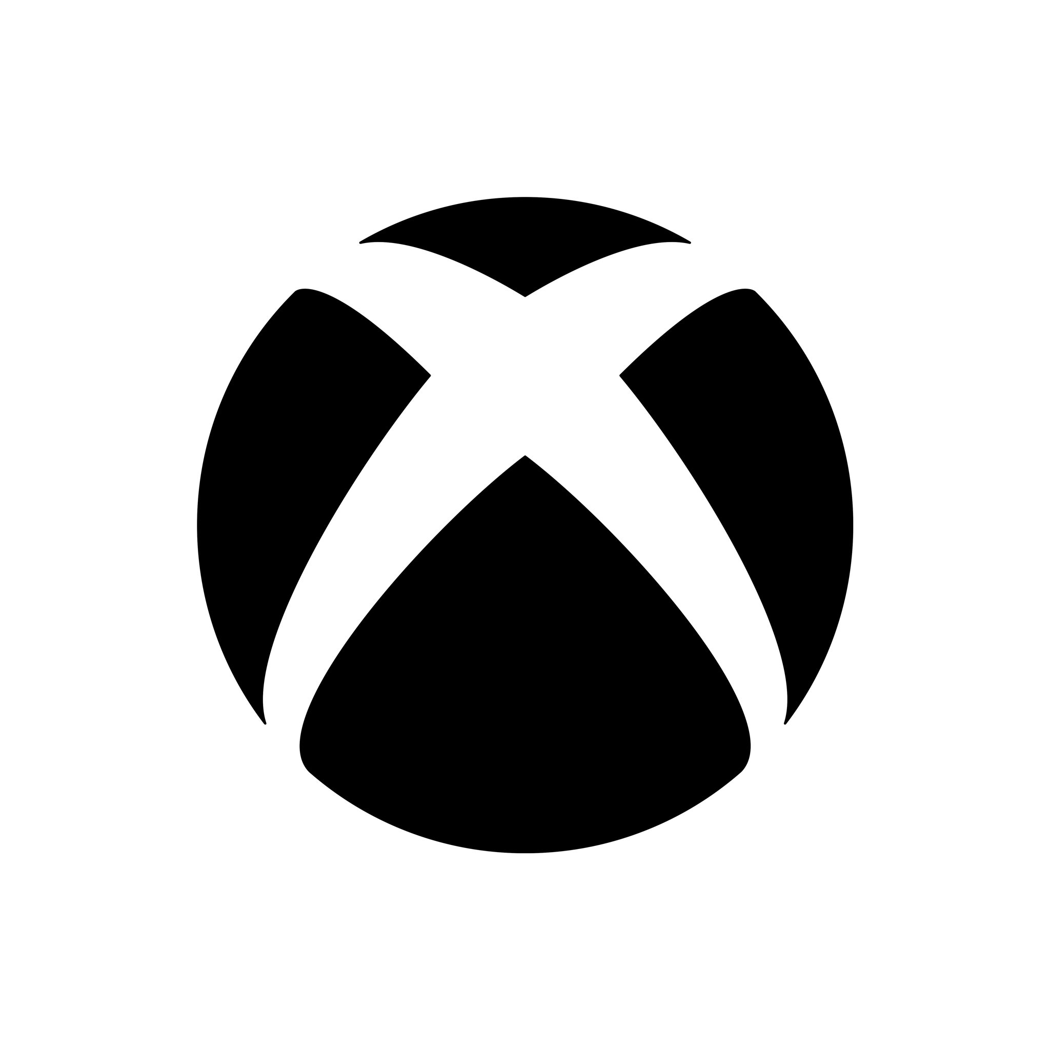 graphy One Black Monochrome Xbox Symbol Transparent PNG Image