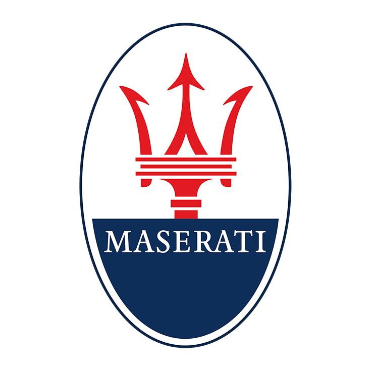 Logo Text Maserati Car Transparent PNG Image