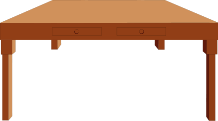 Wooden Table Transparent PNG Image