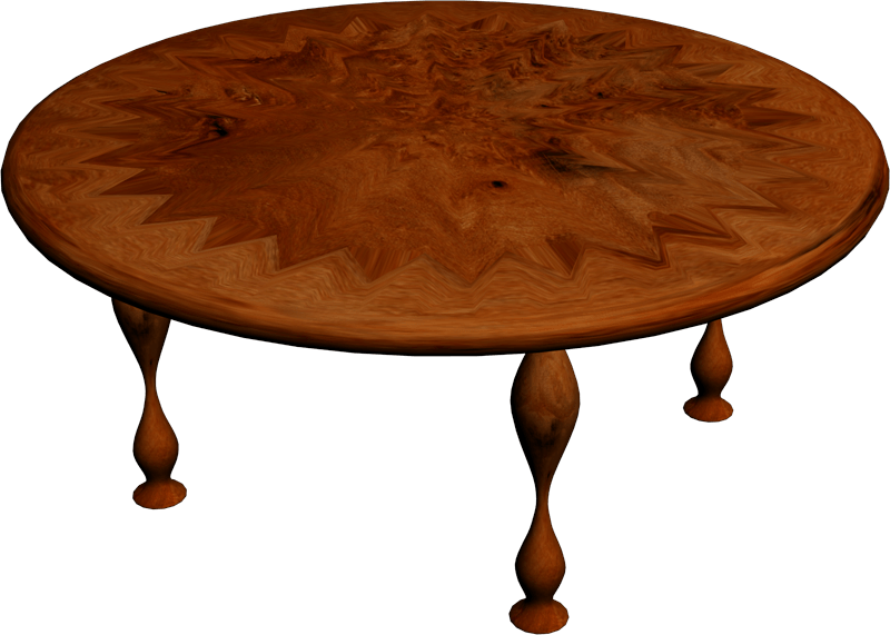 Wooden Table Transparent PNG Image