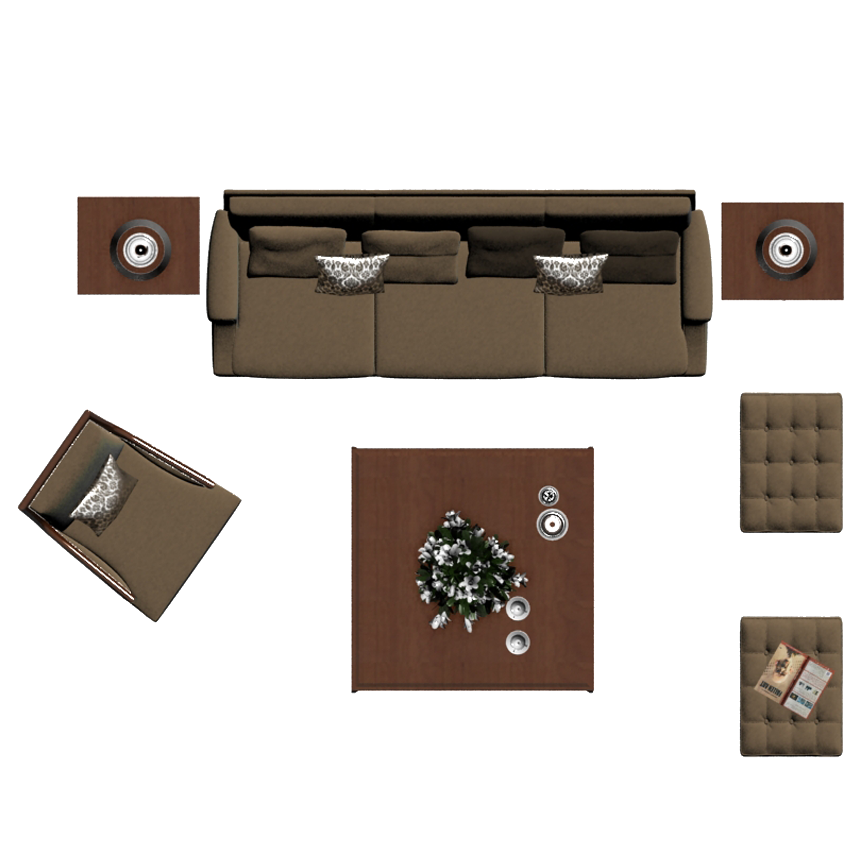 Table Chair Seat Seating Couch Transparent PNG Image