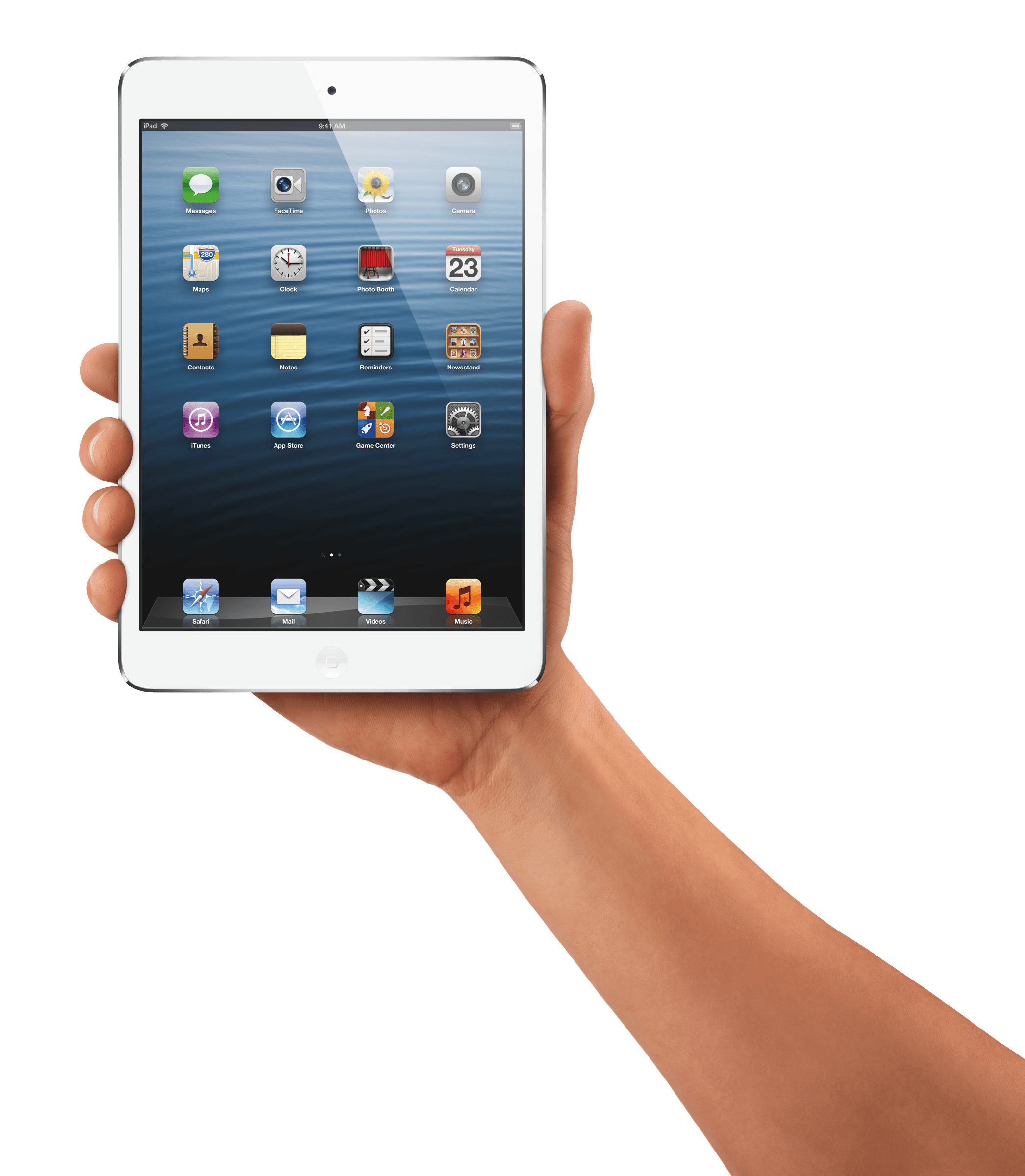 Tablet In Hand Transparent PNG Image