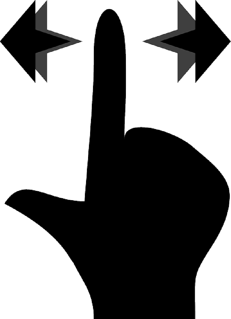 Drag Finger Tablet Transparent PNG Image