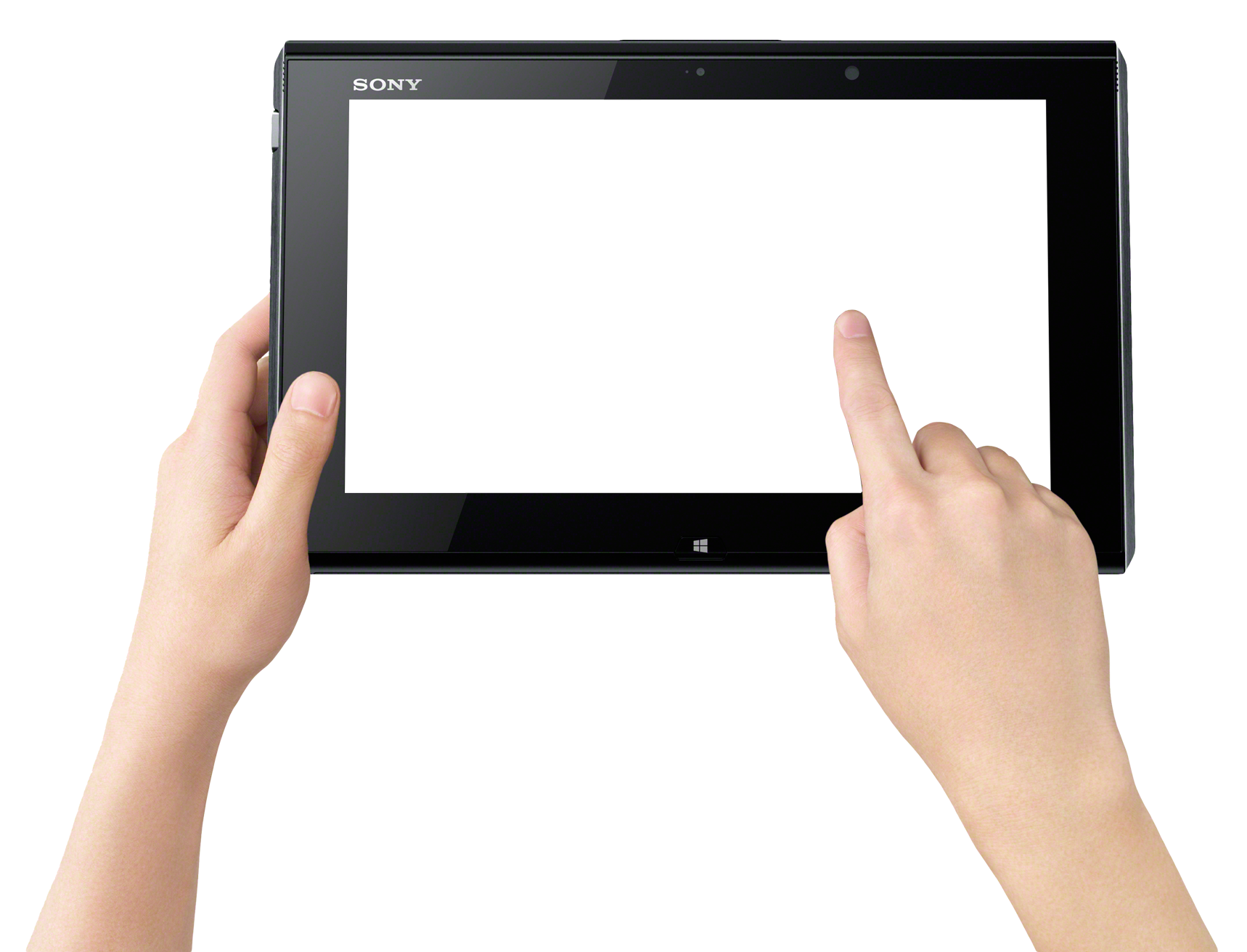 Sony Finger Tablet Transparent PNG Image