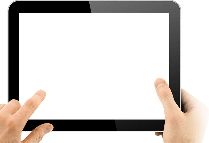 Tablet Holding Female Hand Transparent PNG Image