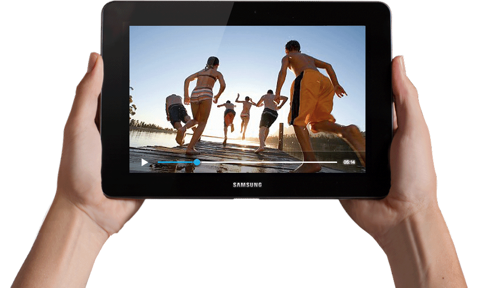 Tablet Holding Hand Transparent PNG Image