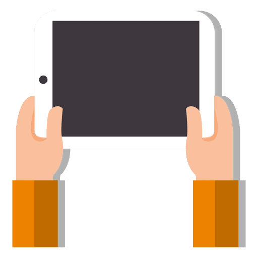 Male Tablet Holding Hand Transparent PNG Image