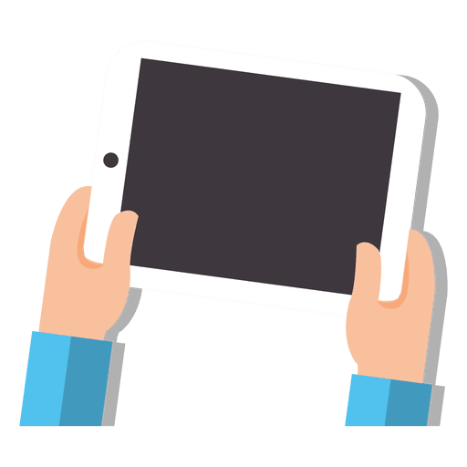 Male Tablet Holding Hand Transparent PNG Image