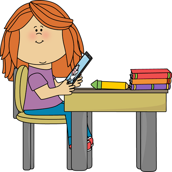 Girl Vector Tablet Transparent PNG Image