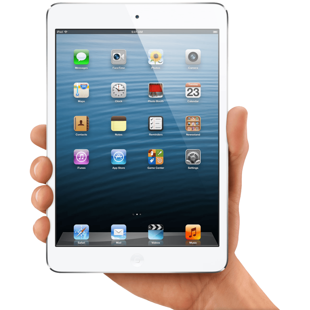 Tablet In Hand Transparent PNG Image