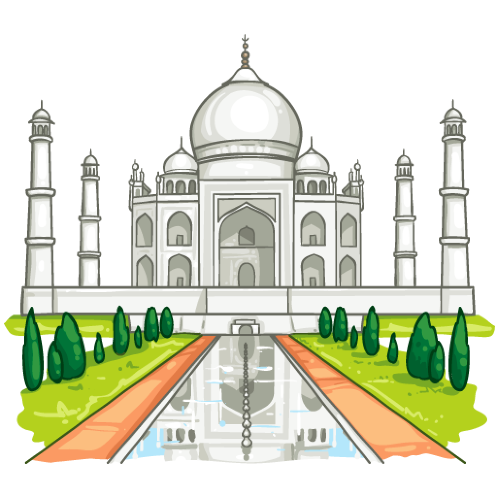 Taj Mahal Transparent PNG Image