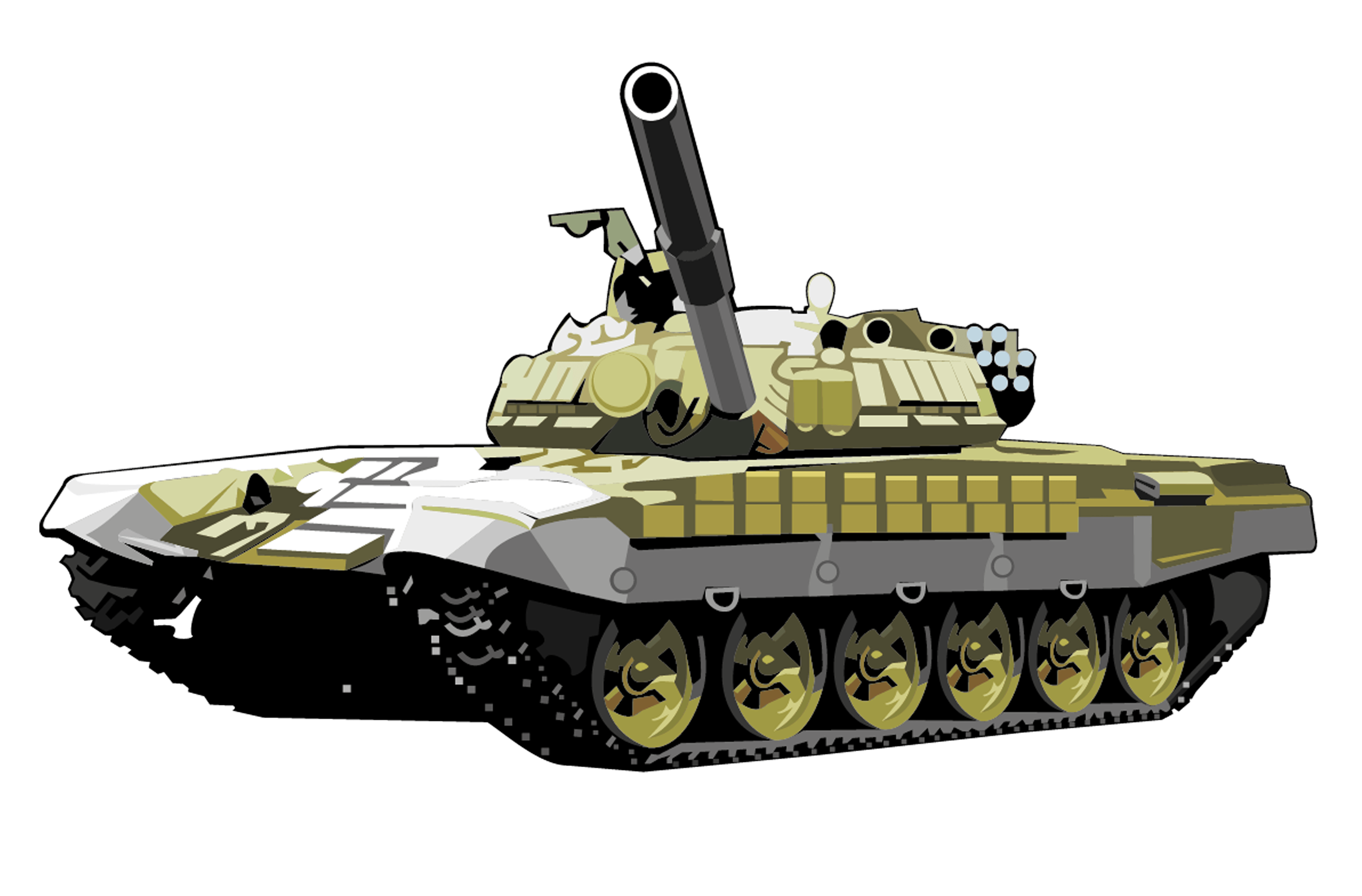 T72 Tank Armored Tank Transparent PNG Image