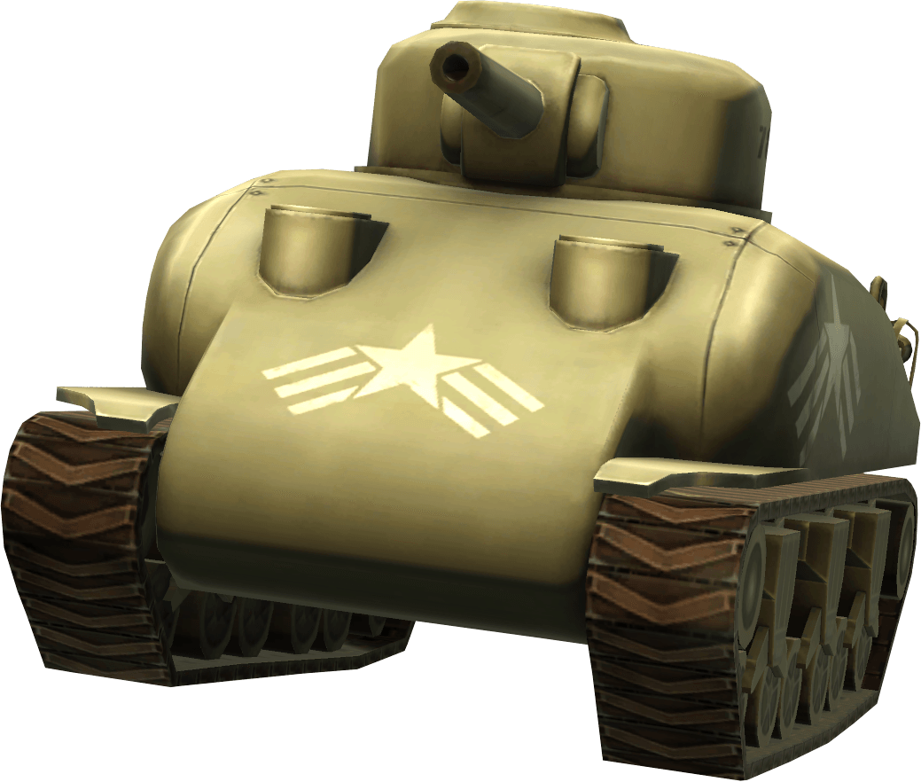 Sherman Tank Armored Tank Transparent PNG Image