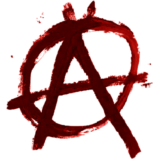 Anarchy Red Transparent PNG Image
