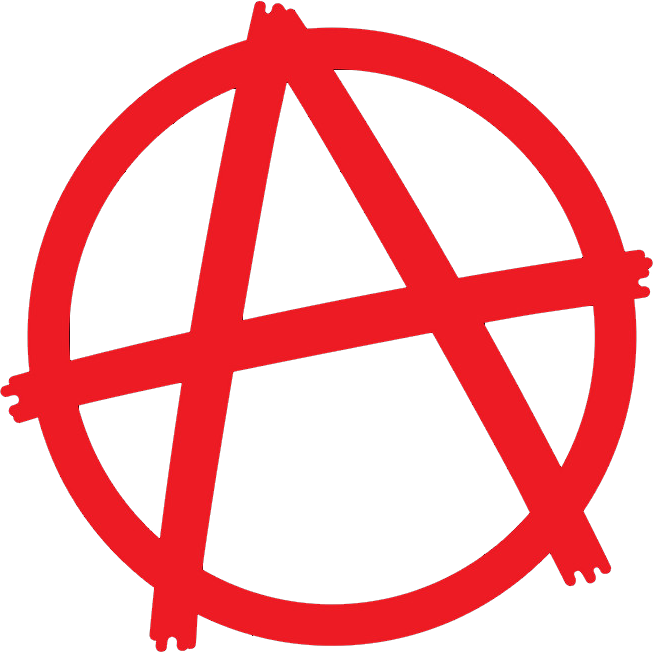 Anarchy Red Transparent PNG Image