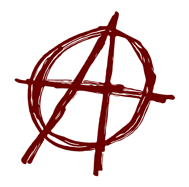 Anarchy Red Transparent PNG Image